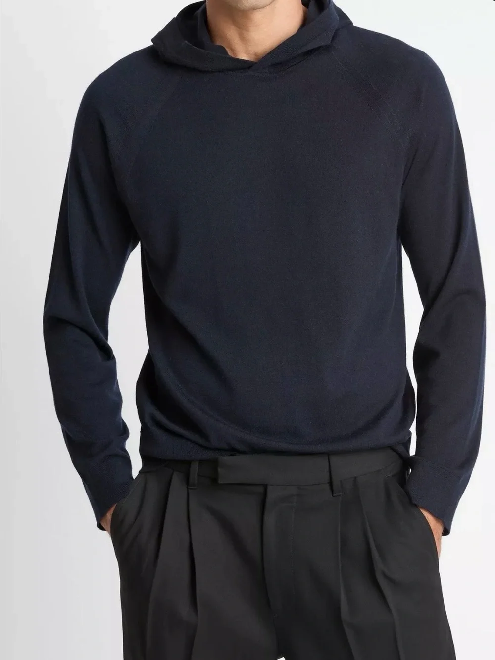 Vince Merino Wool-Cashmere Hoodie NWT